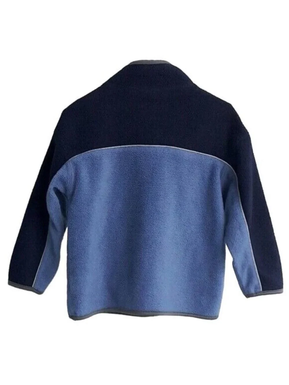 Sportrax Boys 1/4 Zip Pullover Jacket Blue Size 5 Med Pockets High Collar Fleece